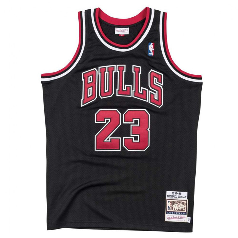 Jual Baju Basket Mitchell N Ness Michael Jordan '97 Alternate Chicago Bulls Authentic Jersey Black Original Cbublck97Mjo - www.hoopspoint.com