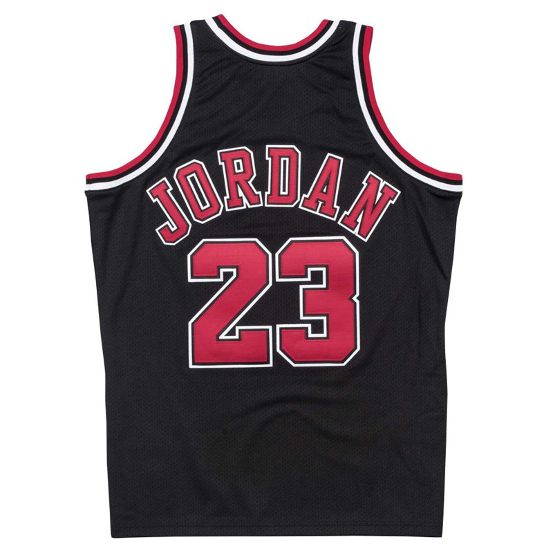 Jual Baju Basket Mitchell N Ness Michael Jordan '97 Alternate Chicago Bulls Authentic Jersey Black Original Cbublck97Mjo - www.hoopspoint.com