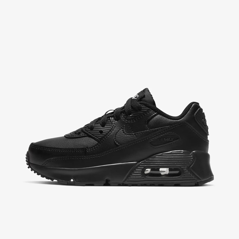 Jual Sepatu Sneakers Anak Nike Air Max 90 Ltr Ps Triple Black Original Cd6867-001 - hoopspoint.com