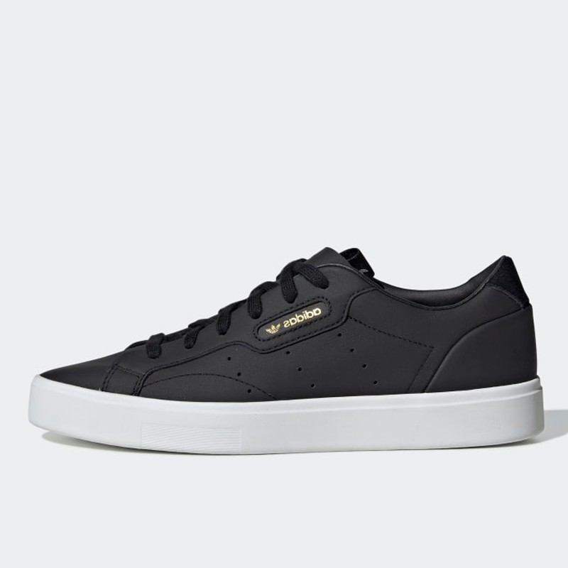 Jual Sepatu Sneakers Wanita Adidas Wmns Sleek Core Black Original Cg6193 - hoopspoint.com