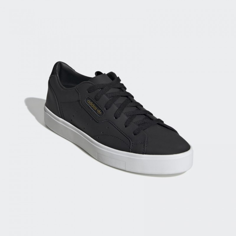 Jual Sepatu Sneakers Wanita Adidas Wmns Sleek Core Black Original Cg6193 - hoopspoint.com