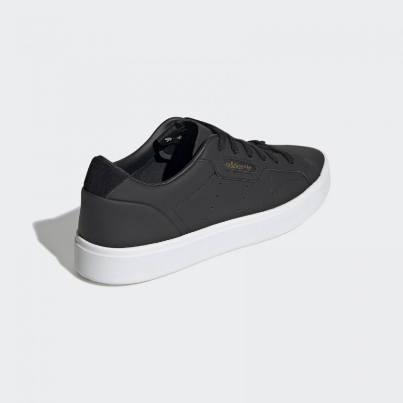 Jual Sepatu Sneakers Wanita Adidas Wmns Sleek Core Black Original Cg6193 - hoopspoint.com