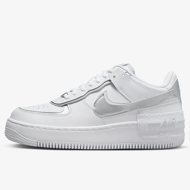 Jual Sepatu Sneakers Wanita Nike Wmns Air Force 1 Shadow Pure Platinum Original Ci0919-119 - hoopspoint.com