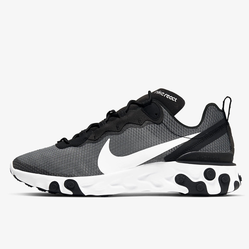 Jual Sepatu Sneakers Nike React Element 55 Se Black White Original Ci3831-002 - hoopspoint.com