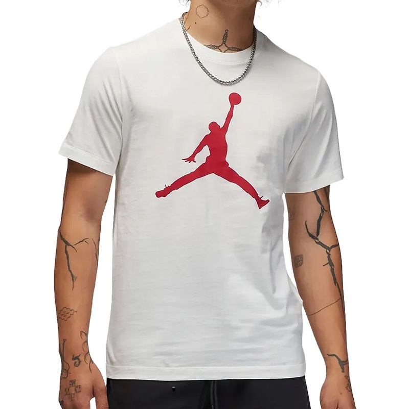 Jual Baju Basket Air Jordan Jumpman Short Sleeve Crew White Original Cj0921-133 - hoopspoint.com