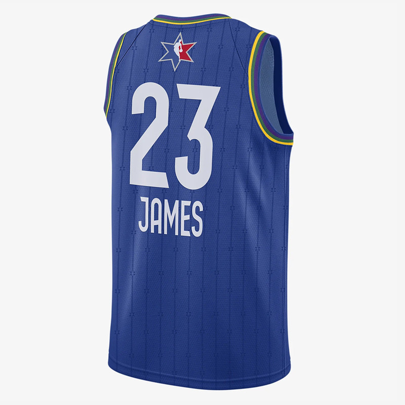 Jual Baju Basket Air Jordan Lebron James Nba All-Star Swingman Jersey Blue Original Cj1059-400 - www.hoopspoint.com