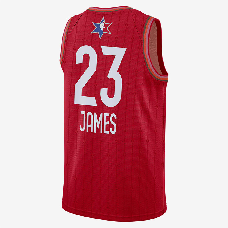 Jual Baju Basket Air Jordan Lebron James Nba All-Star Swingman Jersey Red Original Cj1063-657 - hoopspoint.com