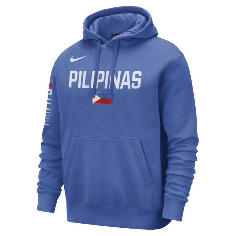 Jual Baju Sneakers Nike Philippines Basketball Team Fleece Pullover Blue Original Cj7622-483 - hoopspoint.com