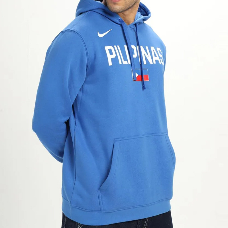 Jual Baju Sneakers Nike Philippines Basketball Team Fleece Pullover Blue Original Cj7622-483 - hoopspoint.com