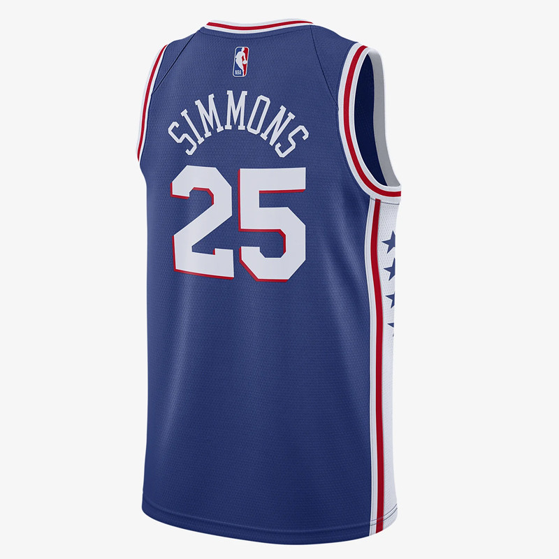 Jual Baju Basket Nike Ben Simmons Icon Edition Swingman Jersey Blue Original Cj7678-497 - hoopspoint.com