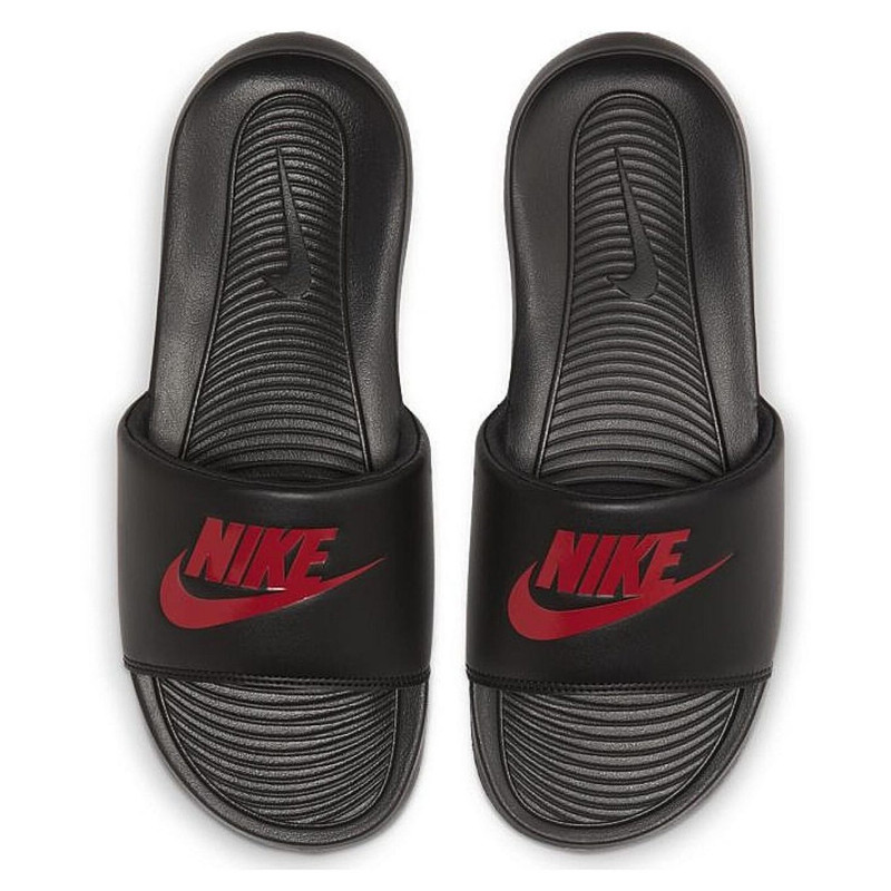 Jual Sandal Sneakers Nike Victori One Slides Black Red Original Cn9675-004 - hoopspoint.com