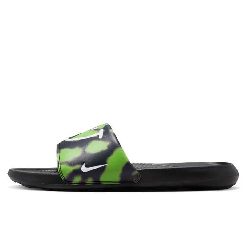 Jual Sandal Sneakers Nike Victori One Slide Print Black Green Original Cn9678-301 - www.hoopspoint.com