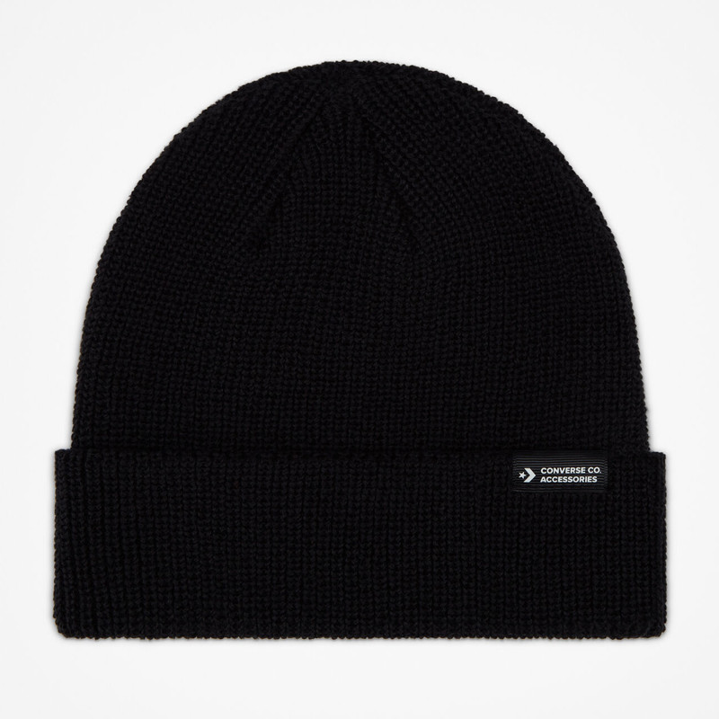 Jual Topi Sneakers Converse Go 2 Beanie Black Original Con22128-A01 - hoopspoint.com