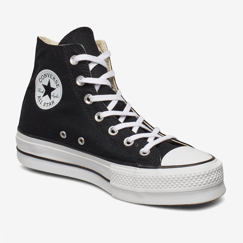 Jual Sepatu Sneakers Wanita Converse Wmns Chuck Taylor All Star Lift Black Original Con560845C - hoopspoint.com