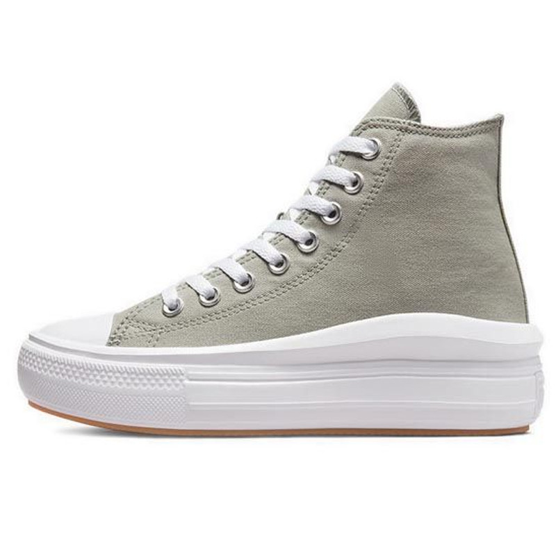 Jual Sepatu Sneakers Wanita Converse Wmns Chuck Taylor All Star Move Platform Grey Original Cona00562C - hoopspoint.com