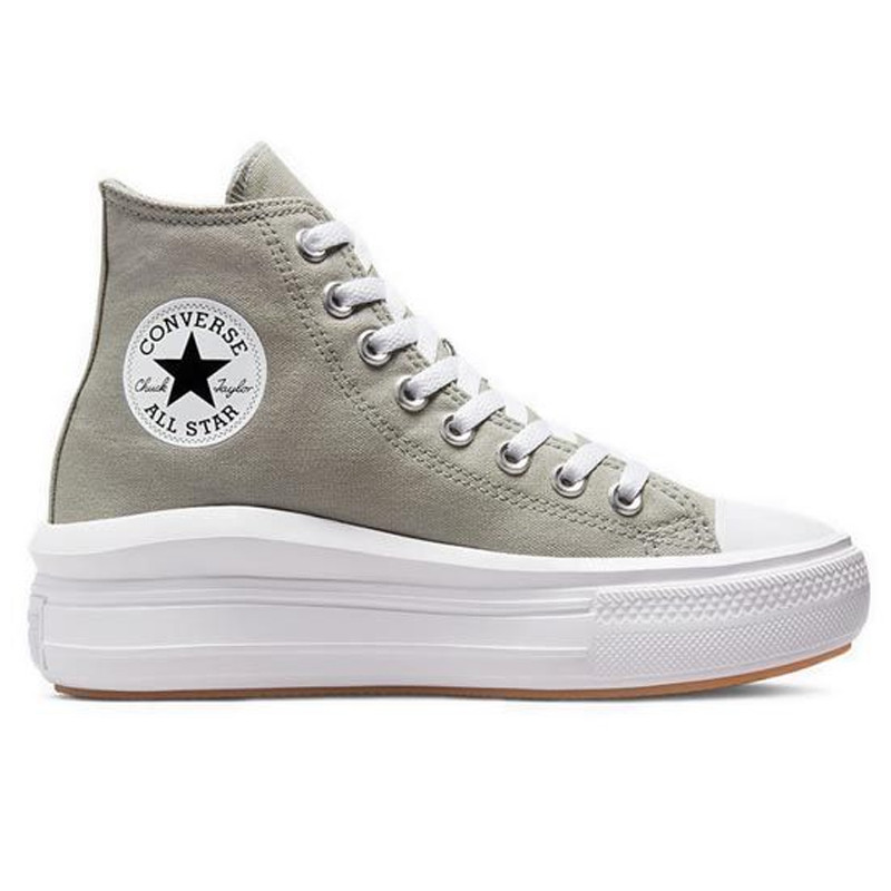 Jual Sepatu Sneakers Wanita Converse Wmns Chuck Taylor All Star Move Platform Grey Original Cona00562C - hoopspoint.com