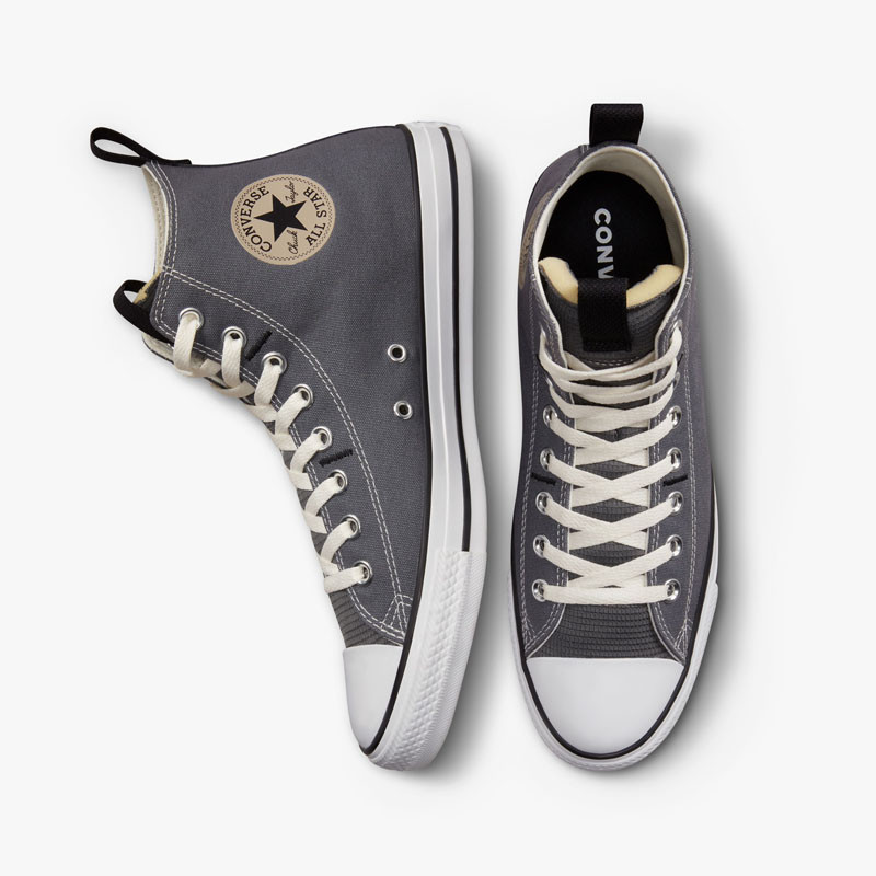 Jual Sepatu Sneakers Converse Chuck Taylor All Star Deco Stitch Grey Original Cona00774C - hoopspoint.com