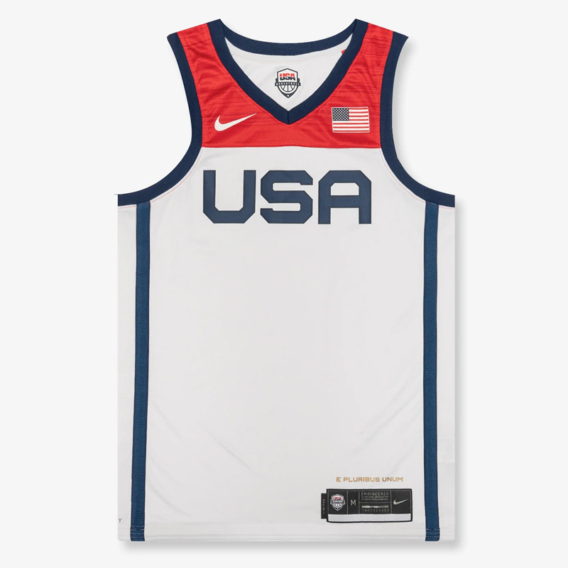 Jual Baju Basket Nike Usa National Team Fiba Jersey White Original Cq0147-100 - hoopspoint.com