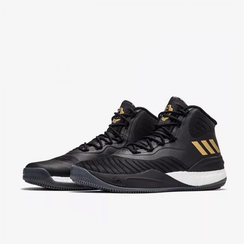 Jual Sepatu Basket Adidas D Rose 8 Black Gold Original Cq1618 - hoopspoint.com
