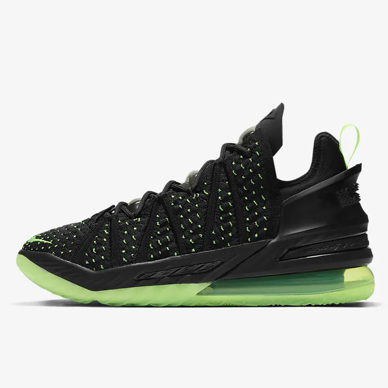 Jual Sepatu Basket Nike Lebron 18 Dunkman Black Elektric Original Cq9283-005 - hoopspoint.com