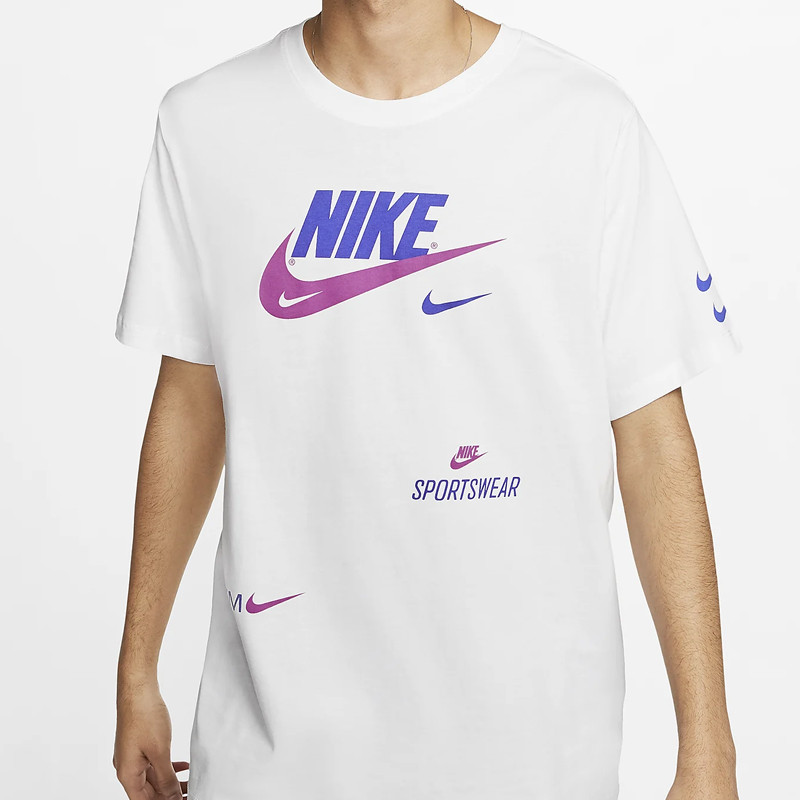 Jual Baju Sneakers Nike Nsw Pack 2 Tee White Original Cu0079-100 - hoopspoint.com