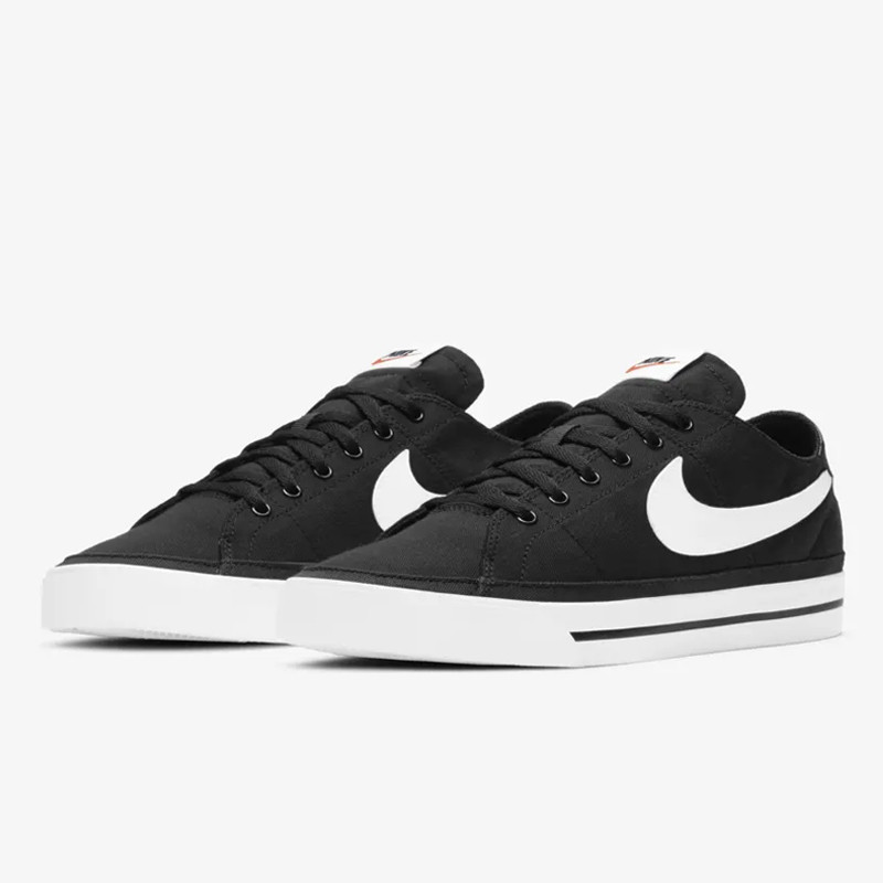 Jual Sepatu Sneakers Nike Court Legacy Canvas Black White Original Cw6539-002 - hoopspoint.com