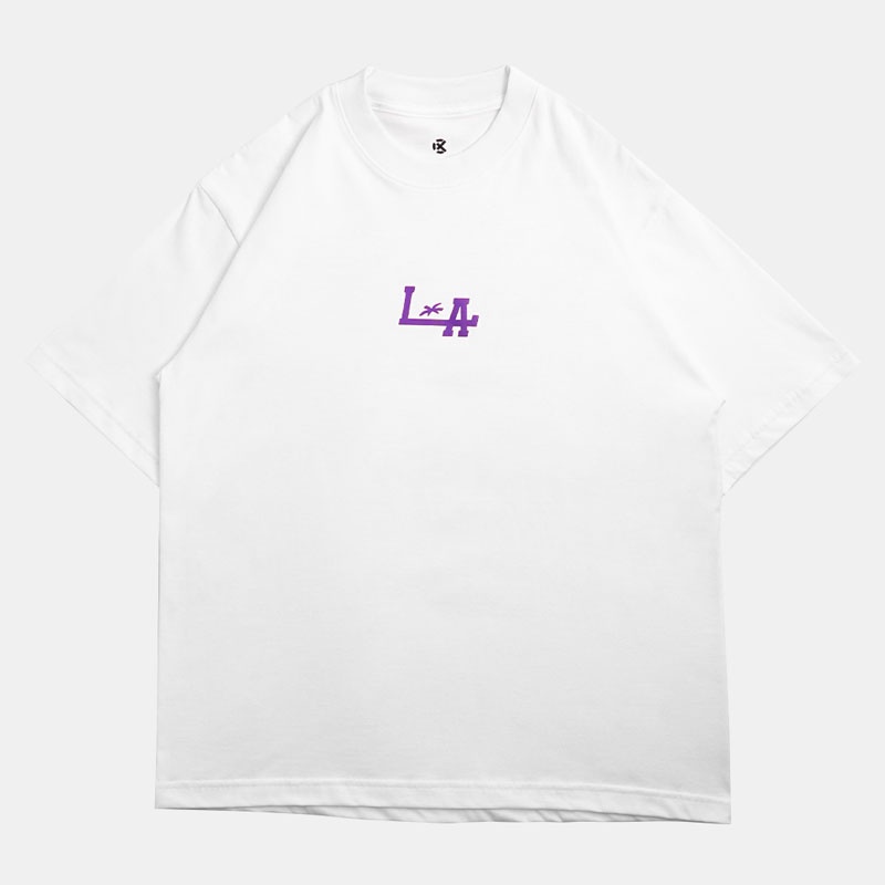 Jual Baju Basket Rechampx Cx Tee City La White Original Cx-B020715-155 - hoopspoint.com