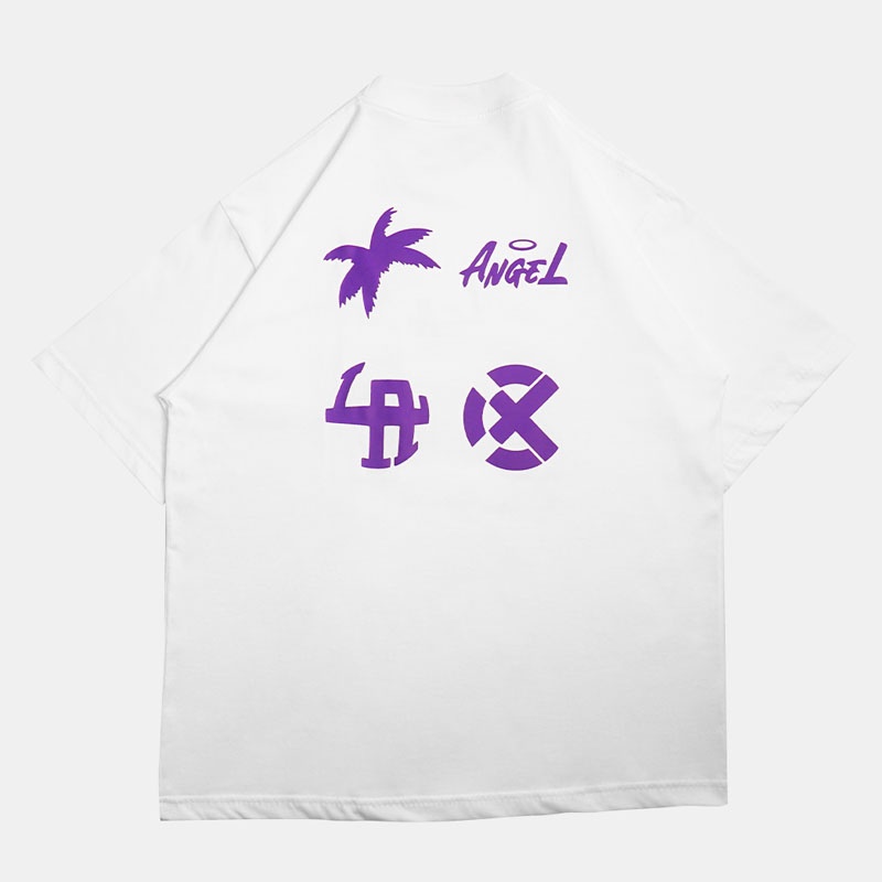 Jual Baju Basket Rechampx Cx Tee City La White Original Cx-B020715-155 - hoopspoint.com