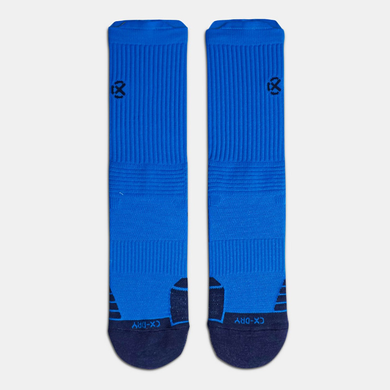 Jual Kaos Kaki Basket Rechampx Prime Crew Socks 1X Prime-Blue Original Cx-B330101-404 - hoopspoint.com