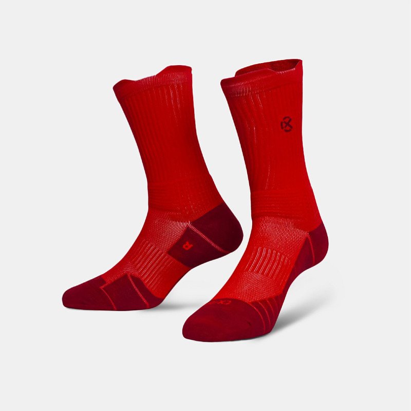 Jual Kaos Kaki Basket Rechampx Prime Crew Socks 1X Prime-Red Original Cx-B330101-656 - hoopspoint.com