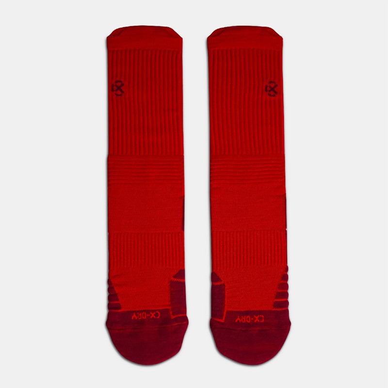 Jual Kaos Kaki Basket Rechampx Prime Crew Socks 1X Prime-Red Original Cx-B330101-656 - hoopspoint.com