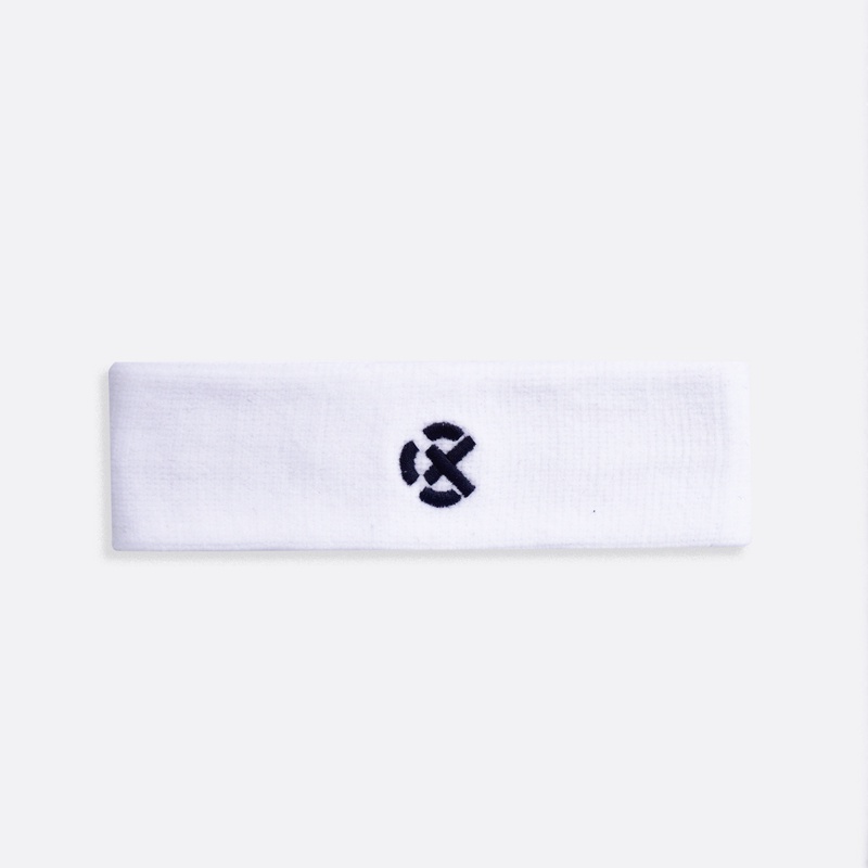 Jual Aksesoris Basket Rechampx Prime Headband White Black Original Cx-B340105-100 - hoopspoint.com