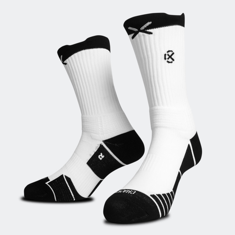 Jual Kaos Kaki Basket Rechampx Prime Crew Basketball Socks 1X Putih Original Cx-Prsc101-001 - hoopspoint.com