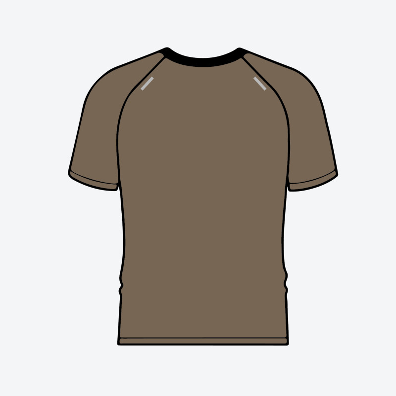 Jual Baju Lari Rechampx Core Short Sleeve Running Top Walnut Original Cx-R030111-210 - hoopspoint.com