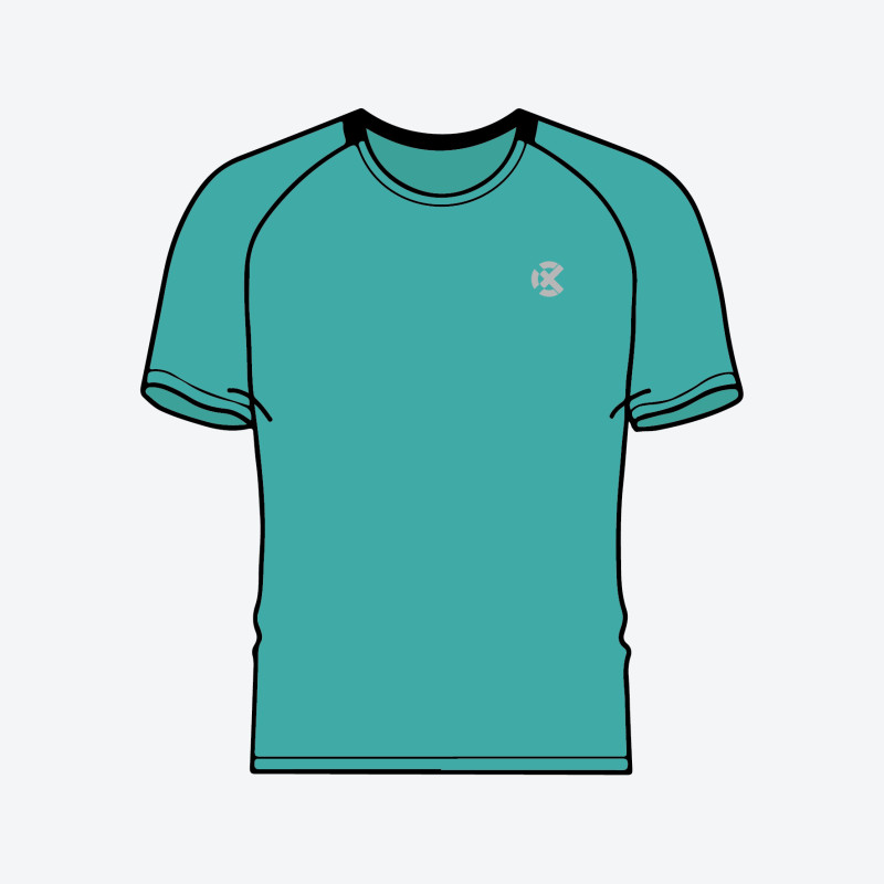 Beli Baju Lari Rechampx Core Short Sleeve Running Top Teal Original Cx-R030111-415