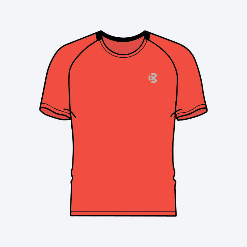 Jual Baju Lari Rechampx Core Short Sleeve Running Top Orange Original Cx-R030111-809 - www.hoopspoint.com