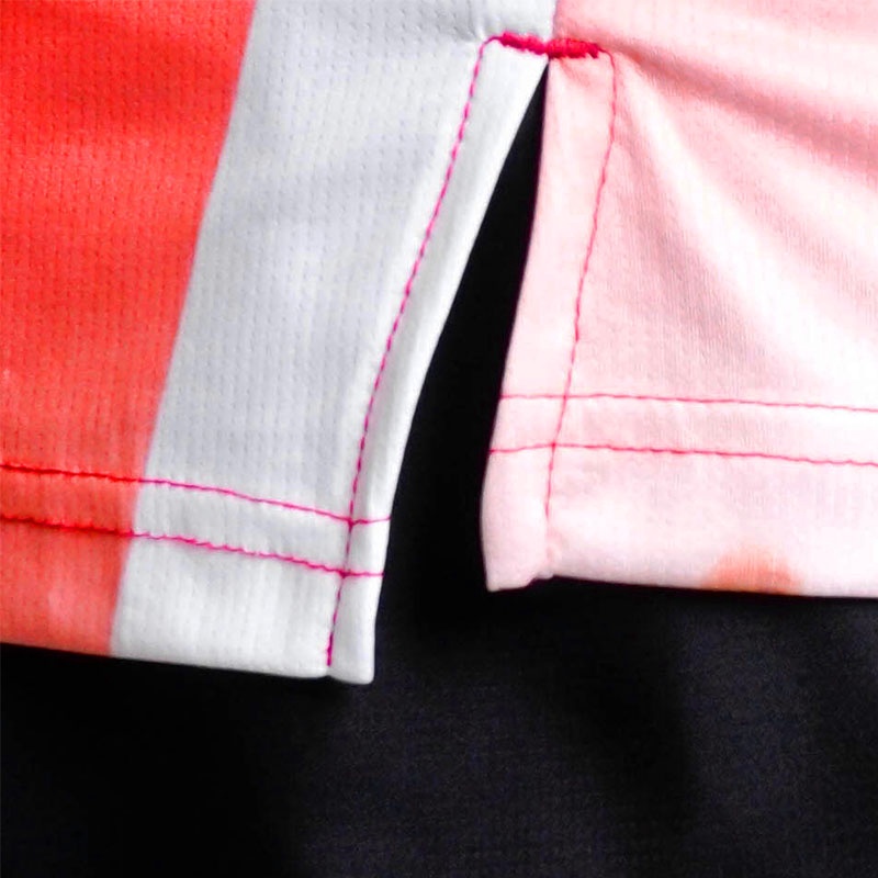 Jual Baju Lari Rechampx Race Short Sleeves Top Red - White Original Cx-R030314-610 - hoopspoint.com