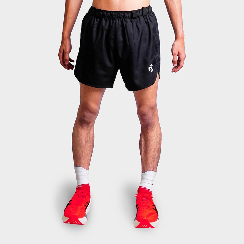 Jual Celana Lari Rechampx 4 Inch Race Shorts Black White Original Cx-R070104-001 - hoopspoint.com