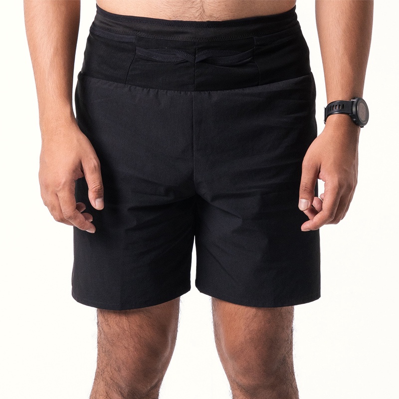 Jual Celana Lari Rechampx Marathon 7 Inch Running Shorts Black Original Cx-R100104-001 - hoopspoint.com