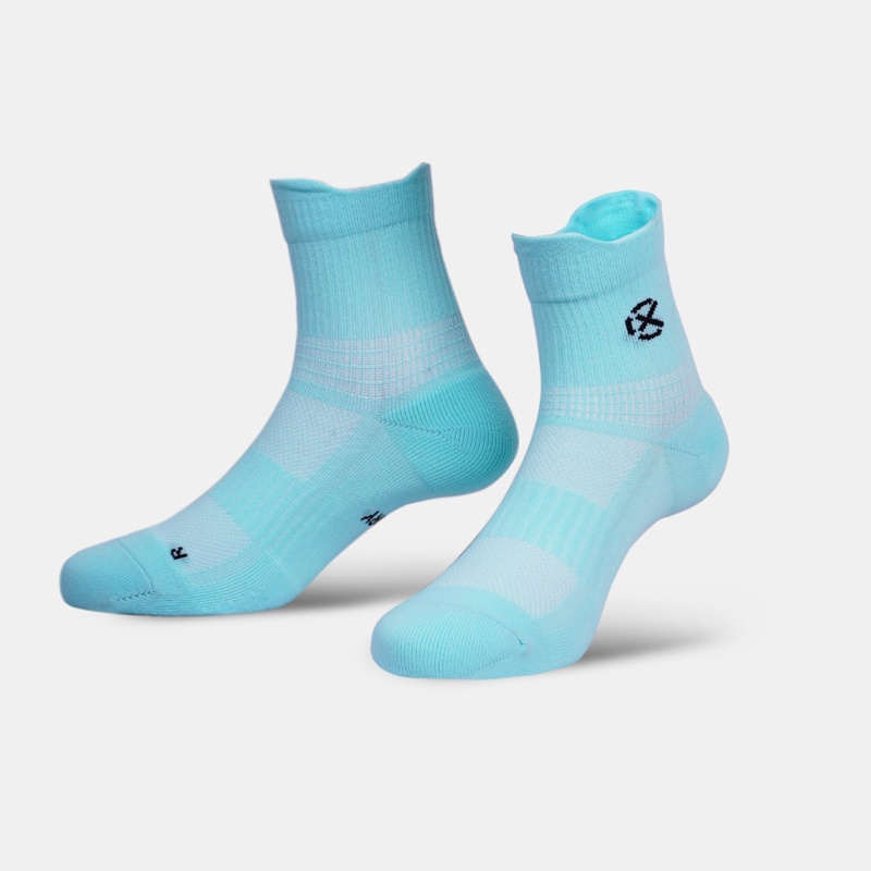 Beli Kaos Kaki Lari Rechampx Trc-Run Quarter Socks 1X Glacier Blue Original Cx-R270105-474