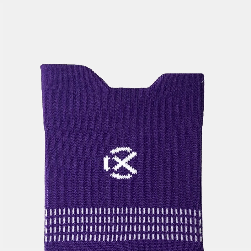 Jual Kaos Kaki Lari Rechampx Trc-Run Quarter Socks 1X Midnight Purple/White Original Cx-R270105-504 - hoopspoint.com