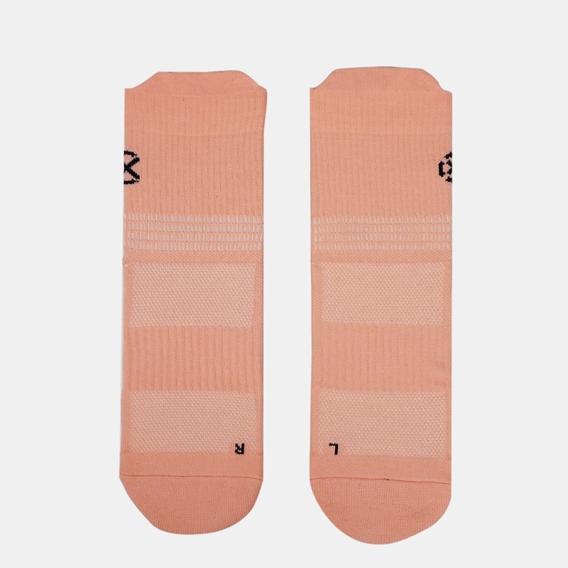 Jual Kaos Kaki Lari Rechampx Trc-Run Quarter Socks 1X Peach Original Cx-R270105-693 - hoopspoint.com