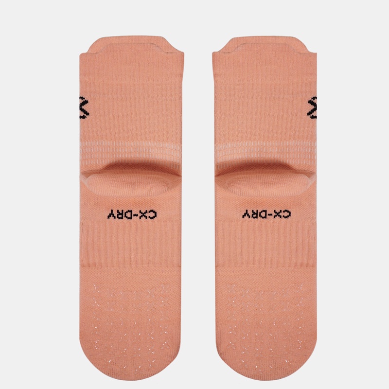 Jual Kaos Kaki Lari Rechampx Trc-Run Quarter Socks 1X Peach Original Cx-R270105-693 - hoopspoint.com