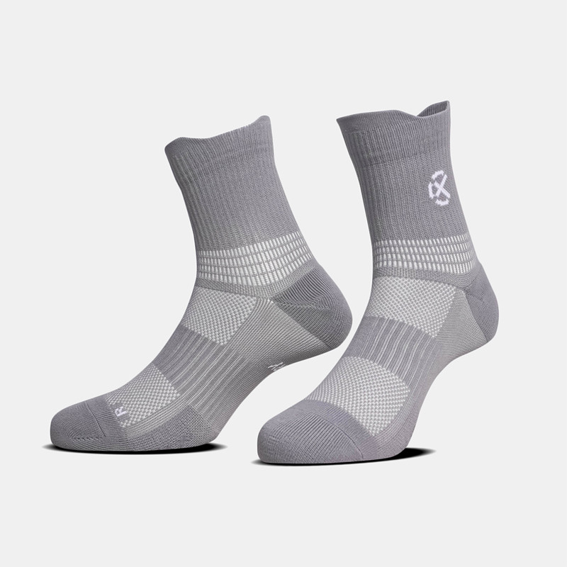 Jual Kaos Kaki Lari Rechampx Trc-Run Quarter Socks 1X Grey Original Cx-R270105-841 - hoopspoint.com