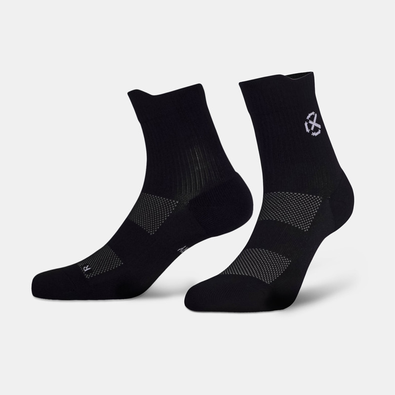 Jual Kaos Kaki Lari Rechampx Dly-Run Quarter Socks 1X Black Original Cx-R270205-001 - www.hoopspoint.com