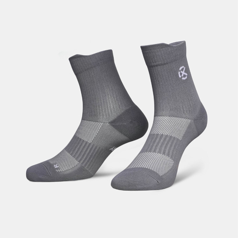 Jual Kaos Kaki Lari Rechampx Dly-Run Quarter Socks 1X Grey White Original Cx-R270205-841 - hoopspoint.com