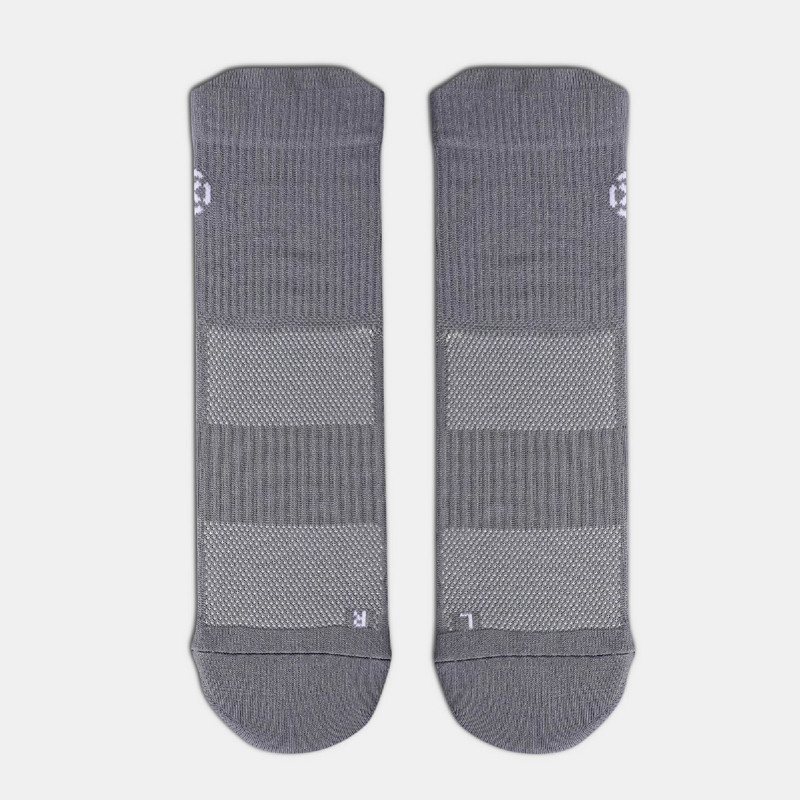 Jual Kaos Kaki Lari Rechampx Dly-Run Quarter Socks 1X Grey White Original Cx-R270205-841 - hoopspoint.com