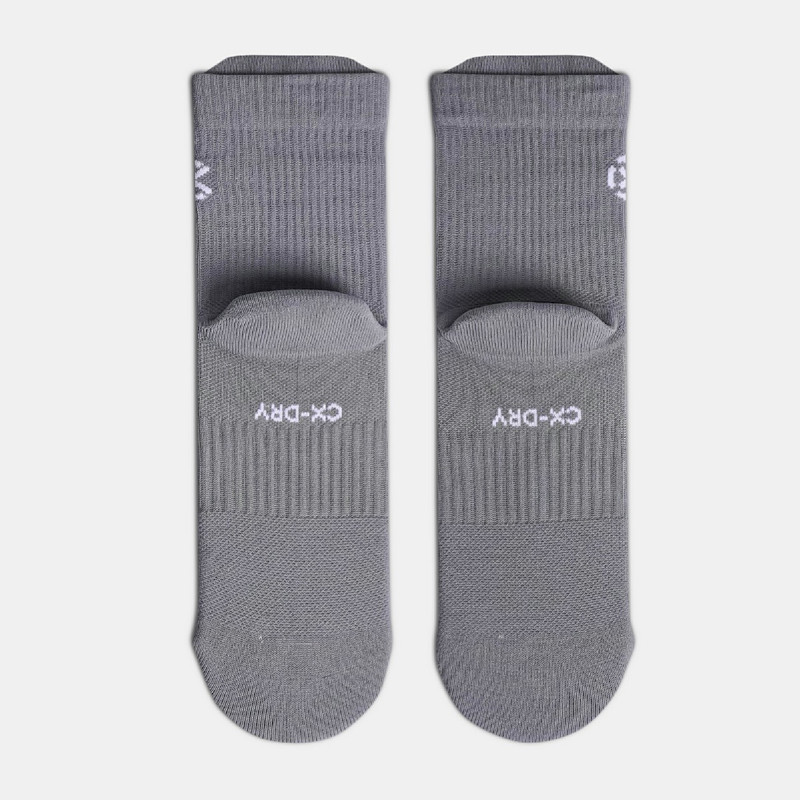 Jual Kaos Kaki Lari Rechampx Dly-Run Quarter Socks 1X Grey White Original Cx-R270205-841 - hoopspoint.com