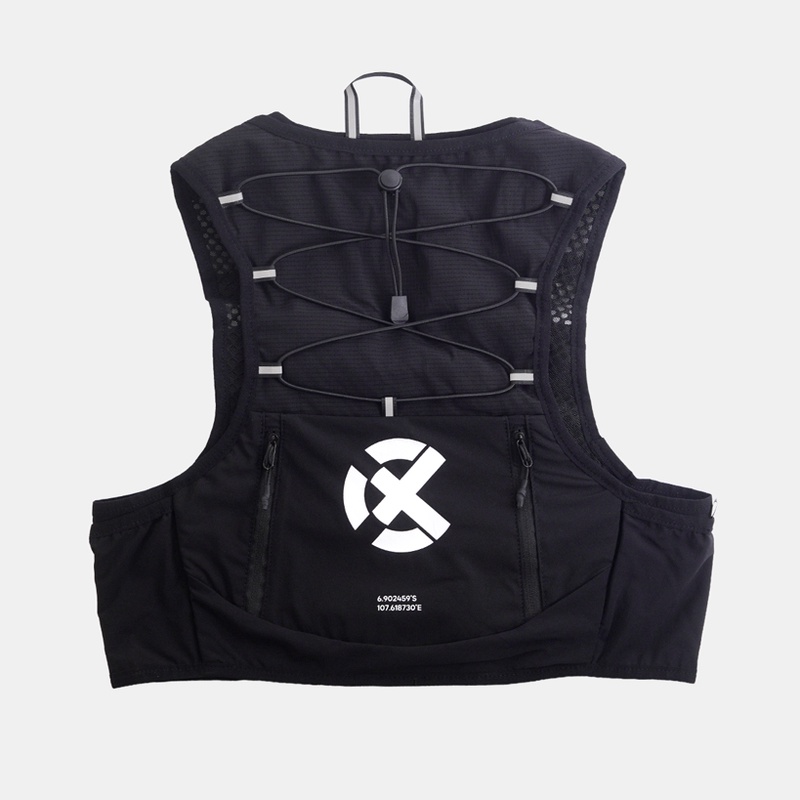 Jual Tas Lari Rechampx Hydration Backpack Vest 4L Black - White Original Cx-R430108-001 - hoopspoint.com