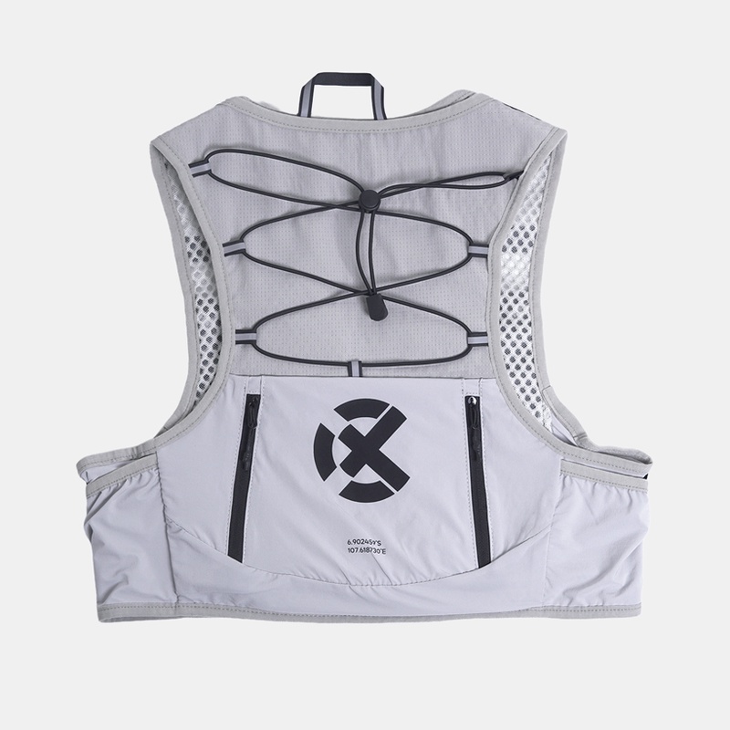 Jual Tas Lari Rechampx Hydration Backpack Vest 4L Light Grey - Black Original Cx-R430108-063 - hoopspoint.com